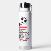 BUGS BUNNY™ Team USA Soccer Graphic ウォーターボトル (背面)