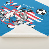 BUGS BUNNY™ Team USA Soccer Graphic シェルパブランケット (3/4)