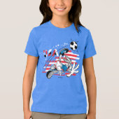 BUGS BUNNY™ Team USA Soccer Graphic トライブレンドＴシャツ (正面)