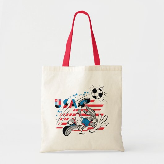BUGS BUNNY™ Team USA Soccer Graphic トートバッグ (正面)