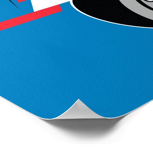 BUGS BUNNY™ Team USA Soccer Graphic ポスター (角)