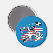 BUGS BUNNY™ Team USA Soccer Graphic マグネット (正面/裏面)