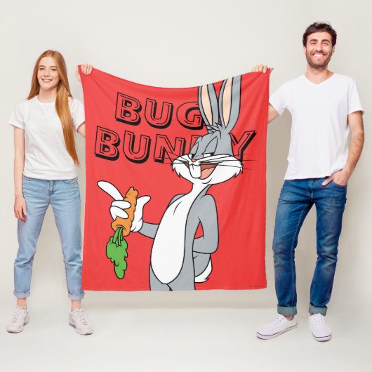 BUGS BUNNY™ With Carrot フリースブランケット (インサイチュ)
