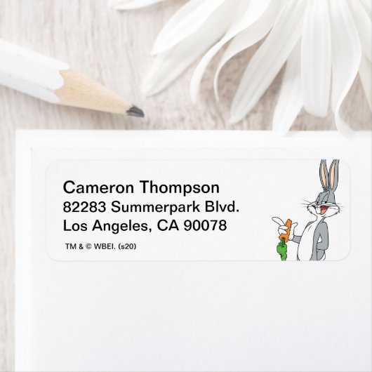 BUGS BUNNY™ With Carrot ラベル (インサイチュ)