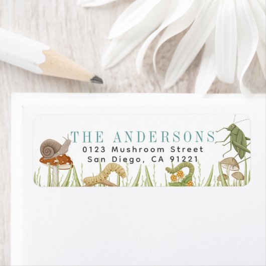 Bugs Insects Critters Mushroom  ラベル (インサイチュ)