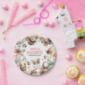 BUGTASTIC インセクト かわいい虫の子供の誕生日パーティー ペーパープレート (パーティー)