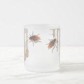 Bugzez_Ickyスティッキーローチグラスのマグカップを滴下 フロストグラスマグカップ (中央)