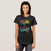 Buh Bye Schoolこんにちはサマーカウンセラー勤務外 Tシャツ (正面フル)