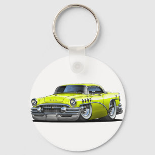 Buick世紀の黄色車 キーホルダー