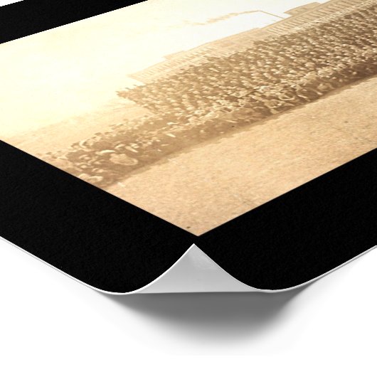 Buick Motor Employees写真1913 ポスター (角)