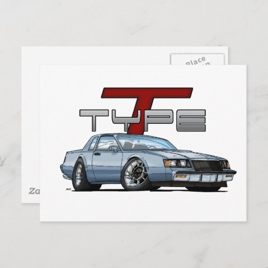 BUICK_REGAL_T_TYPE ポストカード (正面/裏面)
