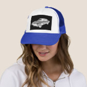 Buick Rivieraの白黒1967年のポップアート キャップ (インサイチュ)