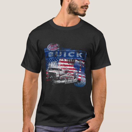 Buick Super Estate 8 original Fabrikschild USA Tシャツ (正面)