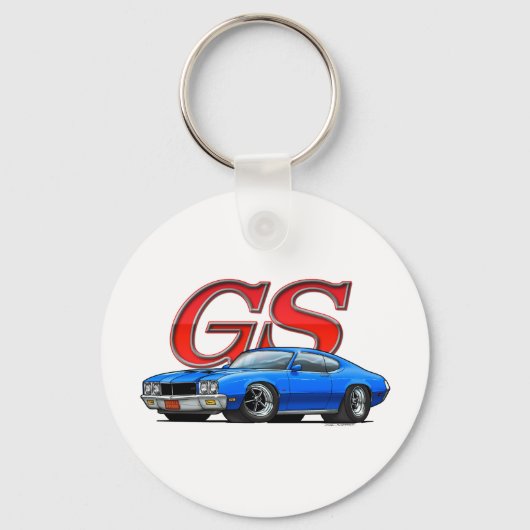 BuickGS_blue キーホルダー (正面)