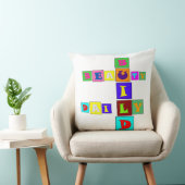 BUILD BEAUTY DAILY Throw Pillow クッション (椅子)