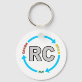 Build Crash Fly RC キーホルダー (正面)