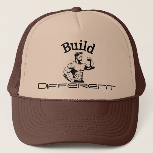 Build Different trucker hat キャップ (正面)