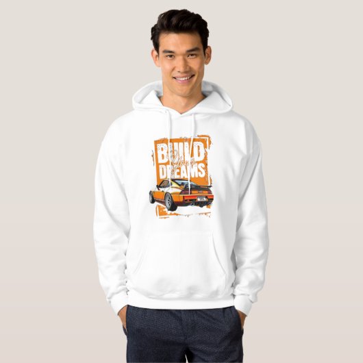 Build Dreams – Driven to Succeed Pullover Hoodie  パーカ (正面フル)