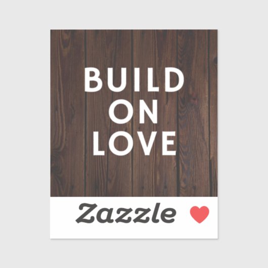 Build On Love sticker シール (シート)
