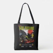 Build Ourエコ未来 – Solarpunk Tote Bag トートバッグ (裏面)