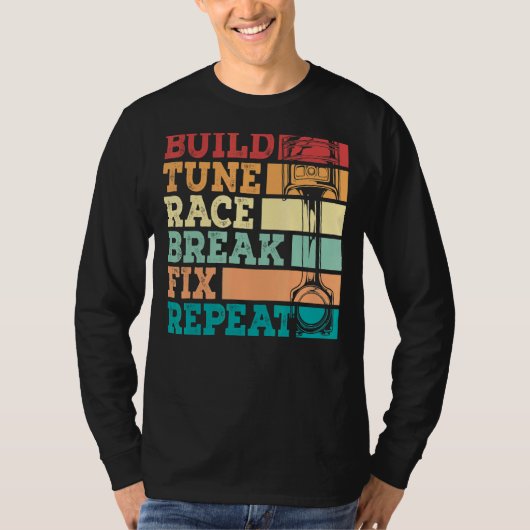 Build Tune Race Break Fixリピーター・レース Tシャツ (正面)