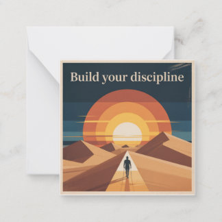 Build Your Discipline ノートカード