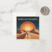 Build Your Discipline ノートカード (正面/裏面インサイチュ)