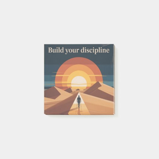 Build Your Discipline ポストイット (正面)