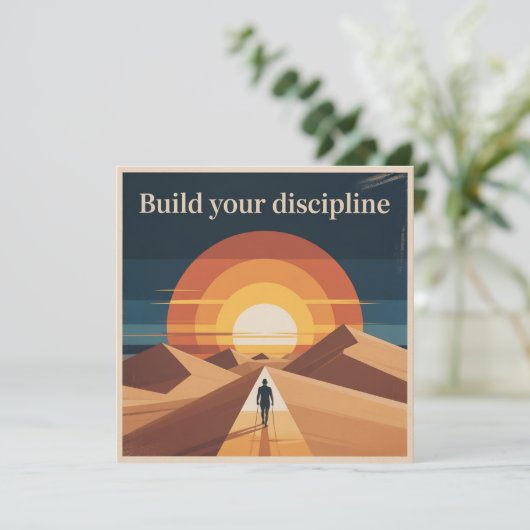 Build Your Discipline 招待状 (スタンド正面)