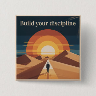 Build Your Discipline 缶バッジ