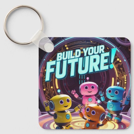 Build Your Future with Kids in Space キーホルダー (正面)