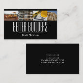 BuilderのGeneral Contractor Manager建築 名刺 (正面/裏面)