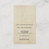 Builder建築モダンテンプレート名刺 名刺 (裏面)