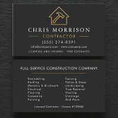 Builder & Construction Company Black Gold 名刺