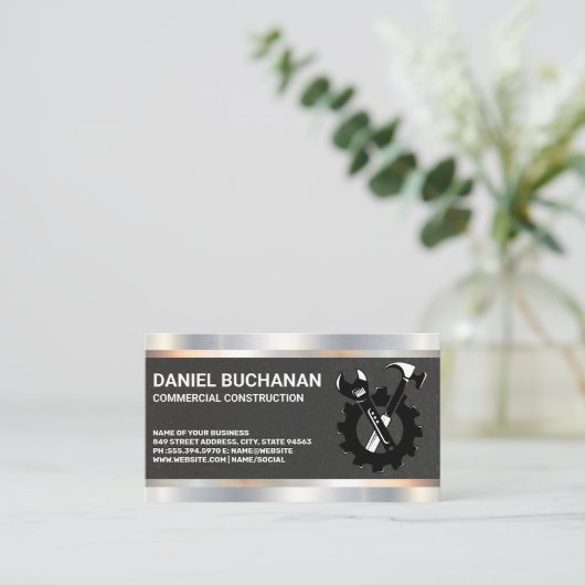 Builder Construction | General Contractor Tools 名刺 (スタンド正面)