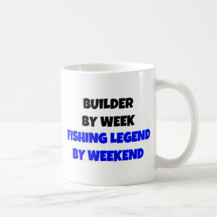 Builder Loves魚釣り コーヒーマグカップ