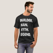 Builder Man Myth Legend Tシャツ (正面フル)