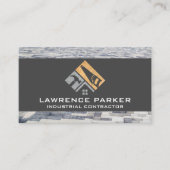 Builder Repair Icons | Construction Worker Logo 名刺 (正面)