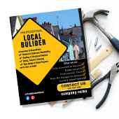 Builder Services Flyer Template | Construction & チラシ