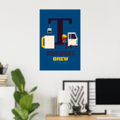 Builders Brew Tea Poster by Spencer Wilson ポスター (ホームオフィス)