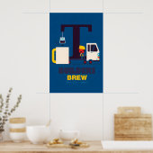 Builders Brew Tea Poster by Spencer Wilson ポスター (キッチン)
