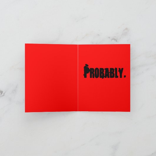 Buildinを燃やす友情 カード (内部)