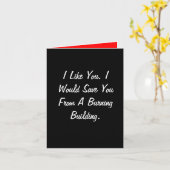 Buildinを燃やす友情 カード (黄色い花)