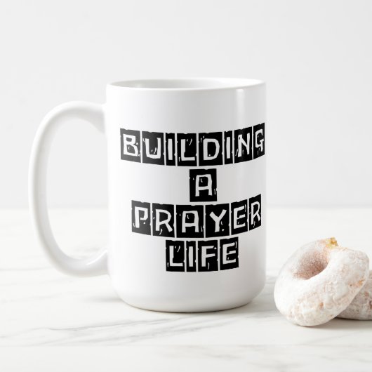Building a Prayer Life コーヒーマグカップ (ドーナツ)