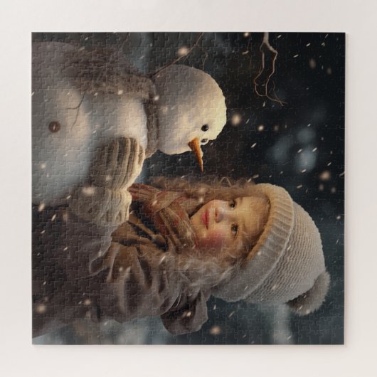 Building a Snowman ジグソーパズル (横)