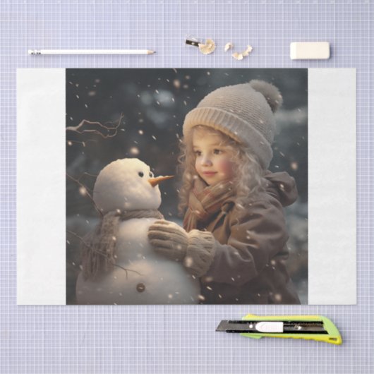 Building a Snowman 薄葉紙 (クラフト)