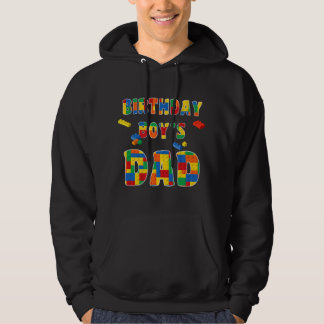 Building Block Dad Of Birthday Boy パーカ