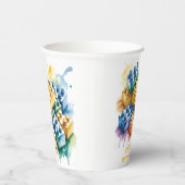 Building Block Splash Boy Birthday Party 紙コップ (右)