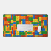 Building Blocks Pattern skin Toy Play Bricks デスクマット (キーボード&マウス)