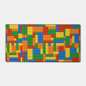Building Blocks Pattern skin Toy Play Bricks デスクマット (正面)